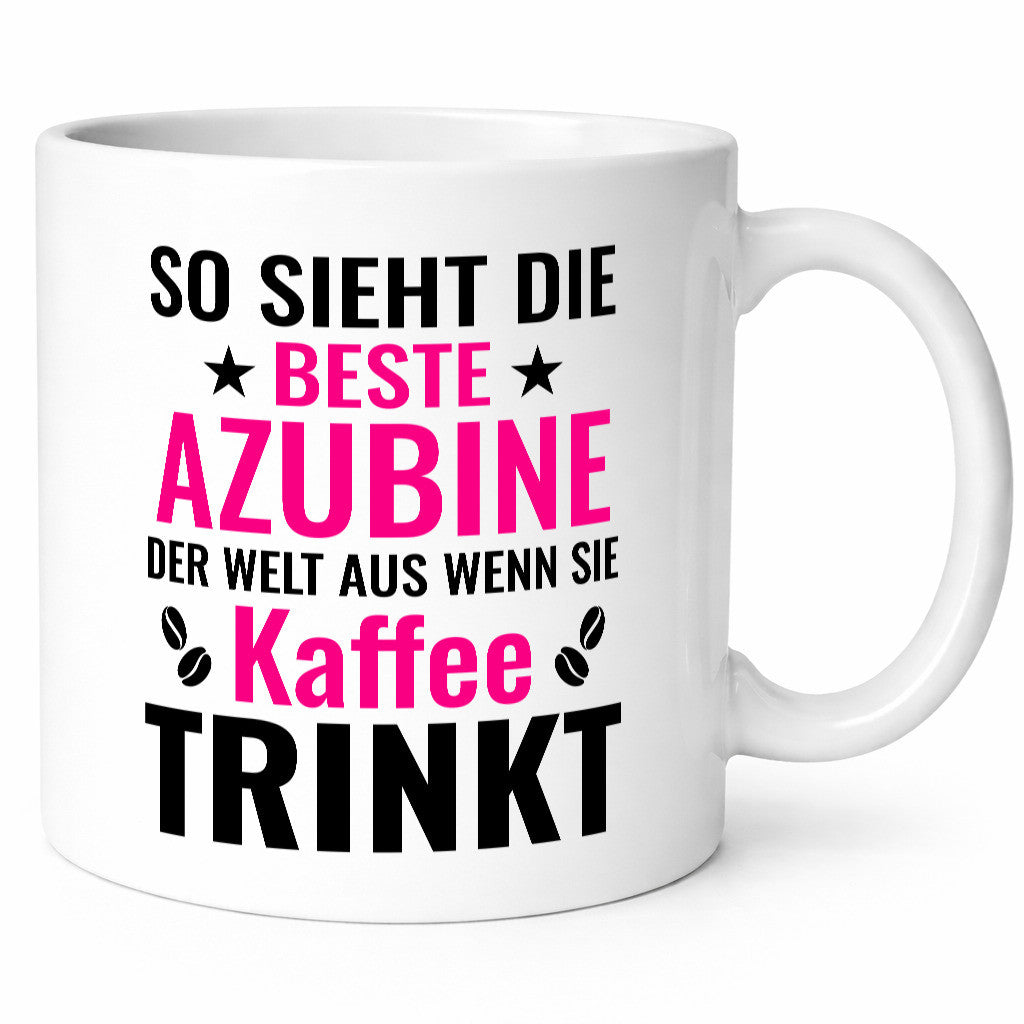 Kaffee trinkt: Azubine | Ausbildung Lehre Lehrling Geschenkidee Humor Tasse