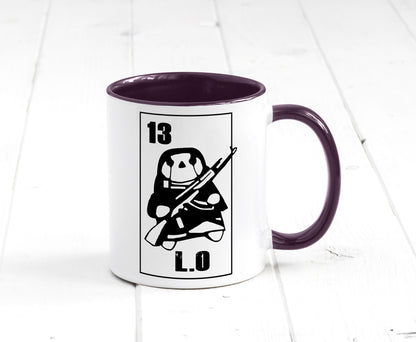 13 L.O lustiger Spruch Geschenk Humor Geschenkidee Tasse