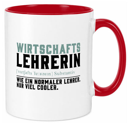 Wirtschaftslehrerin | Unterricht Lieblingslehrerin lustig Humor Geschenkidee