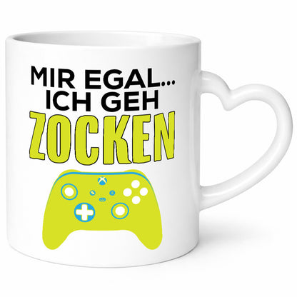 Mir egal ich geh Zocken | Gamer Zocker Geschenk Humor Geschenkidee lustiger