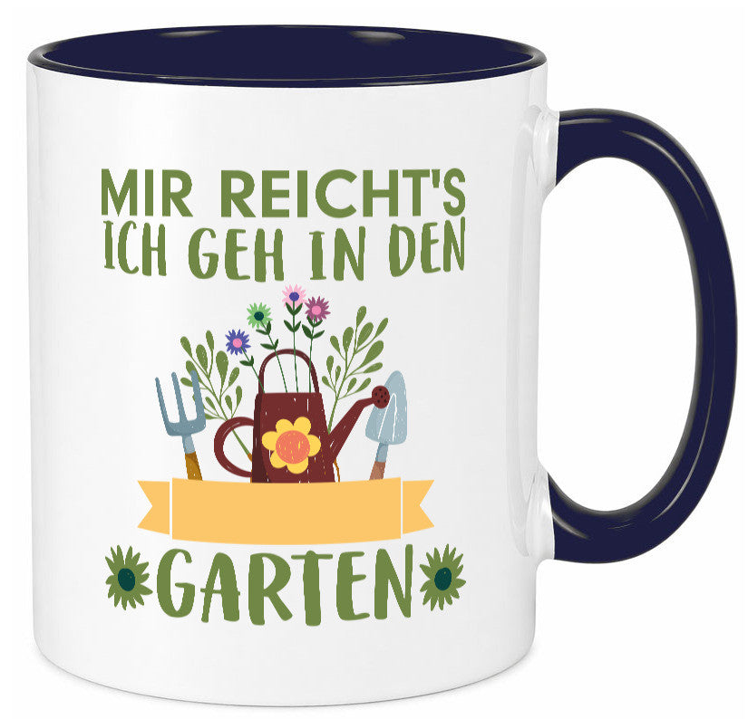 Ich geh in den Garten | Gärtner Tasse Gartenarbeit Humor Arbeit Kollegen Büro