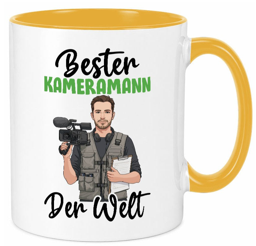 Bester Kameramann | Kamera v2 lustig Humor Geschenkidee Geschenk Tasse