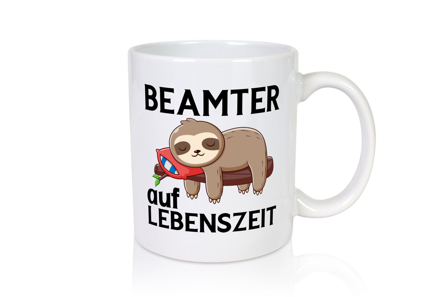 Beamter auf Lebenszeit | Faultier Humor Tierliebhaber Geschenkidee Tasse