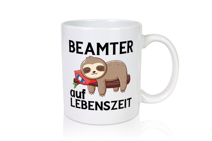 Beamter auf Lebenszeit | Faultier Humor Tierliebhaber Geschenkidee Tasse