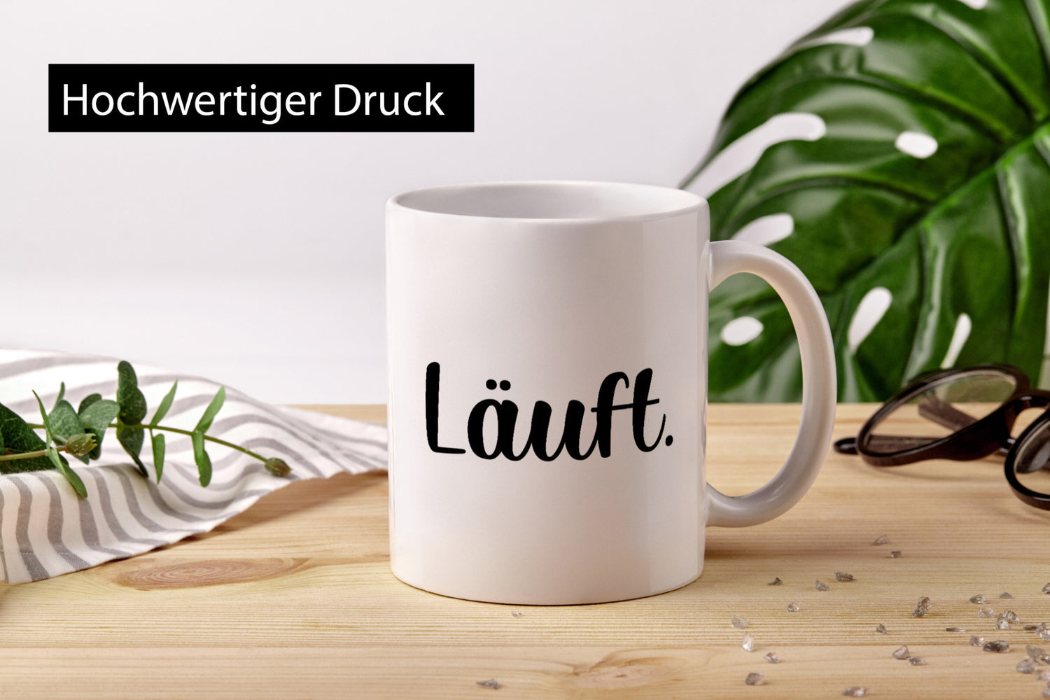 Läuft | bei dir Geschenkidee Humor Tasse
