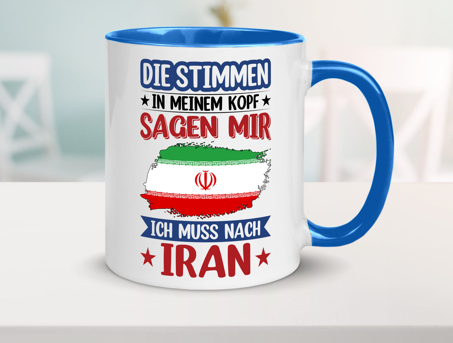 Iran | Urlaub Stimmen in meinem Kopf Traumland Humor Geschenkidee Tasse