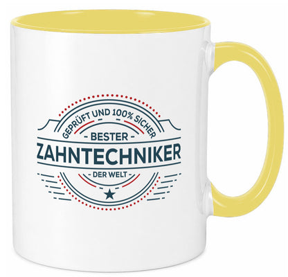 Geprüft und sicher: Zahntechniker | Zahnmedizin Humor Geschenkidee Tasse