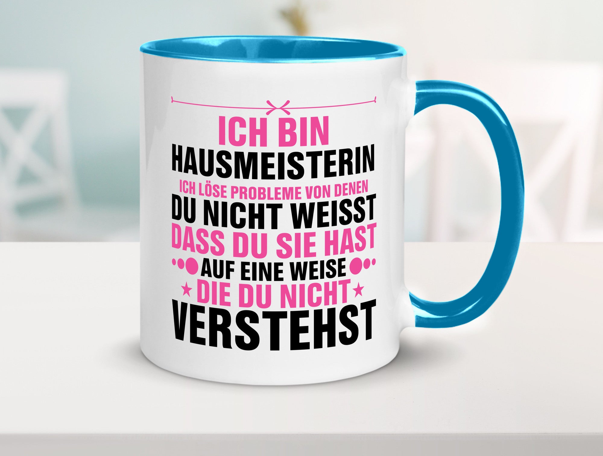 Löse Probleme: Hausmeisterin | Hauswart v2 Geschenk Humor Geschenkidee lustiger
