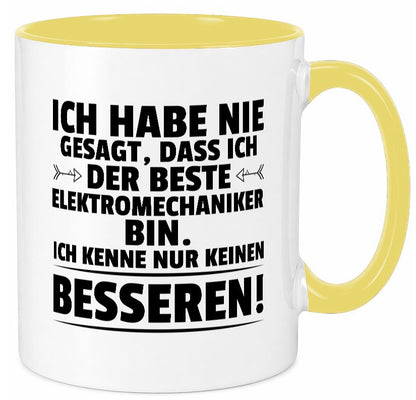 Der Beste Elektromechaniker | Mechaniker Elektrik Humor Geschenkidee Tasse