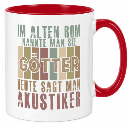 Heute sagt man: Akustiker | Akustik Hörgeräteakustik Geschenk Humor Tasse
