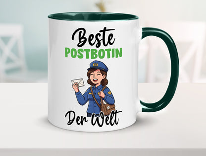 Beste Postbotin | Beruf Post Briefträger v2 lustig Arbeit Kollegen Büro