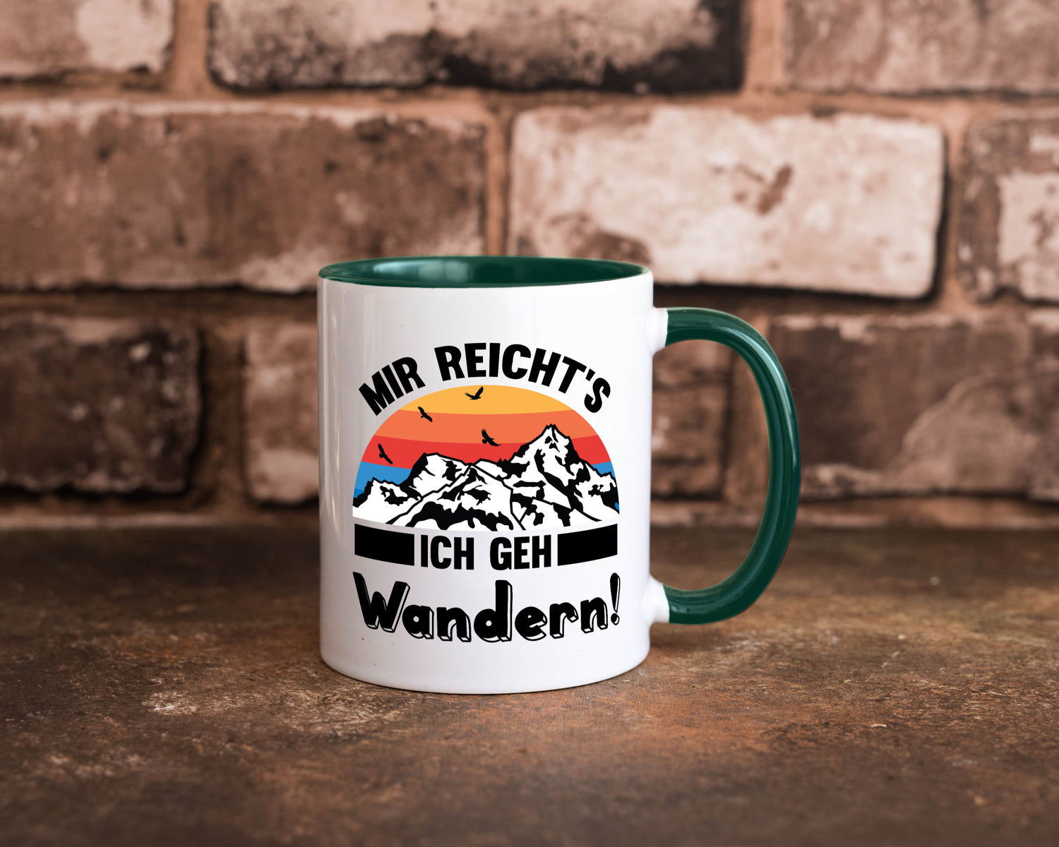 Mir reichts ich geh Wandern | Berge Laufen Natur Humor Geschenkidee Tasse