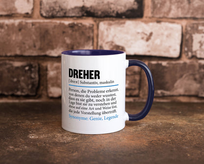 Dreher Humor | Fräser Zerspannungsmechaniker Geschenkidee Tasse