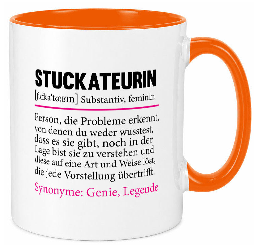 Stuckateurin | Innenausbau Beruf Humor Spruch Arbeit Kollegen Büro Geschenkidee
