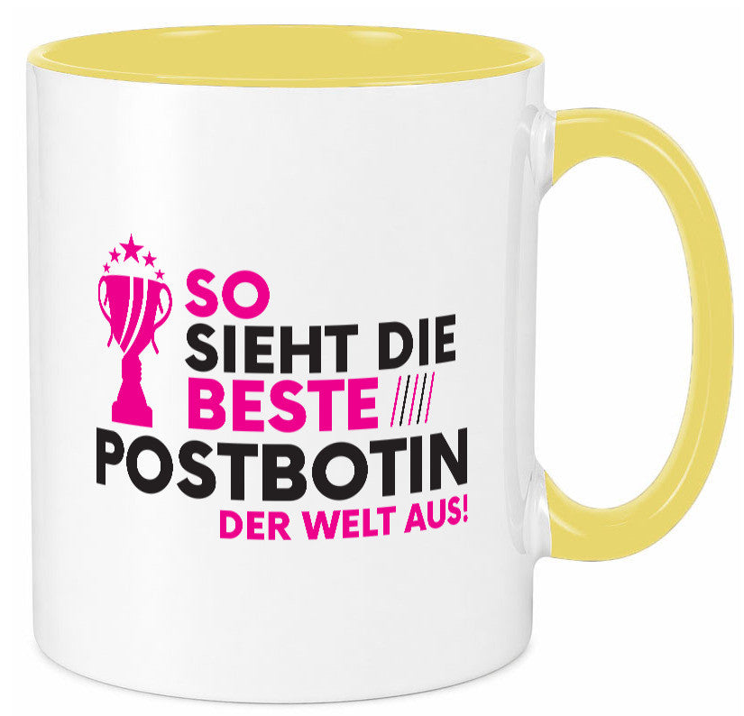 Die Weltbeste Postbotin | Beruf Post Briefträger Geschenkidee Arbeit Kollegen Tasse
