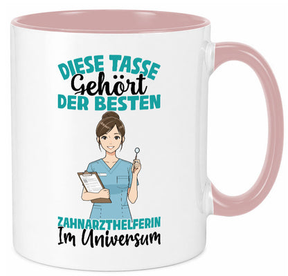 Im Universum: Zahnarzthelferin | Zahnmedizin Humor Geschenkidee Tasse