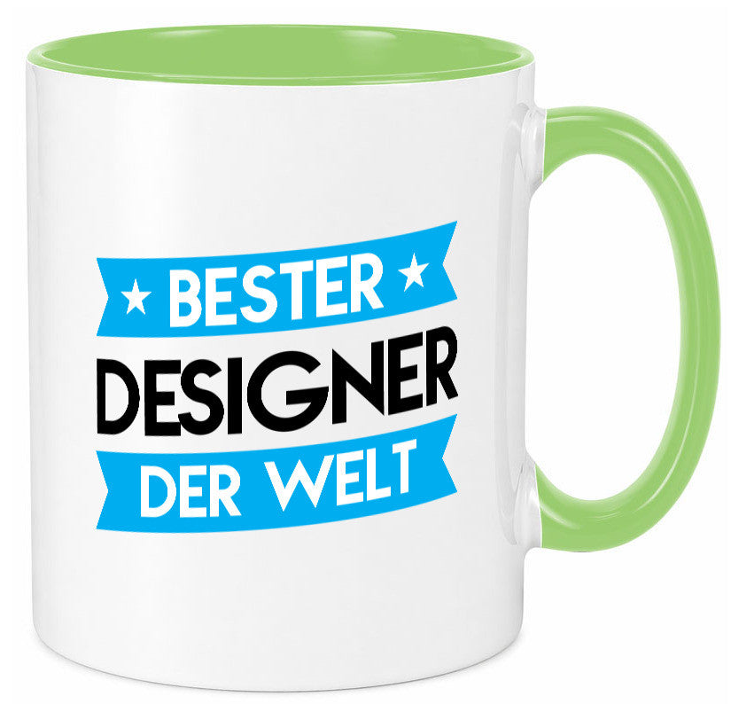 Bester Designer Beruf | Mode Geschenk Arbeit Kollegen Büro lustiger Spruch Tasse