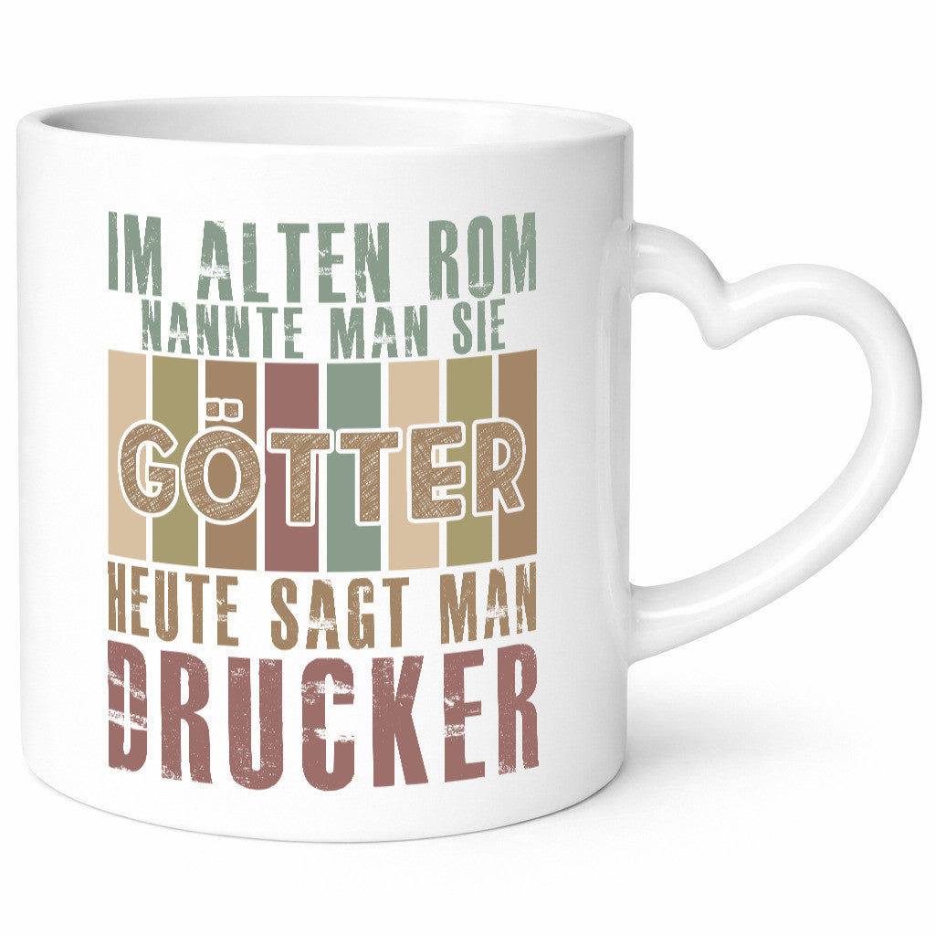 Heute sagt man: Drucker | Druckerei Print Medien Geschenk Humor Geschenkidee
