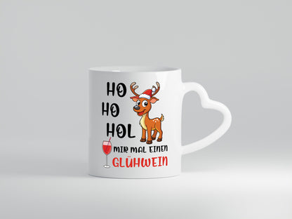 Ho mir einen Glüchwein | Weihnachten Rentier Humor Tierliebhaber Geschenkidee
