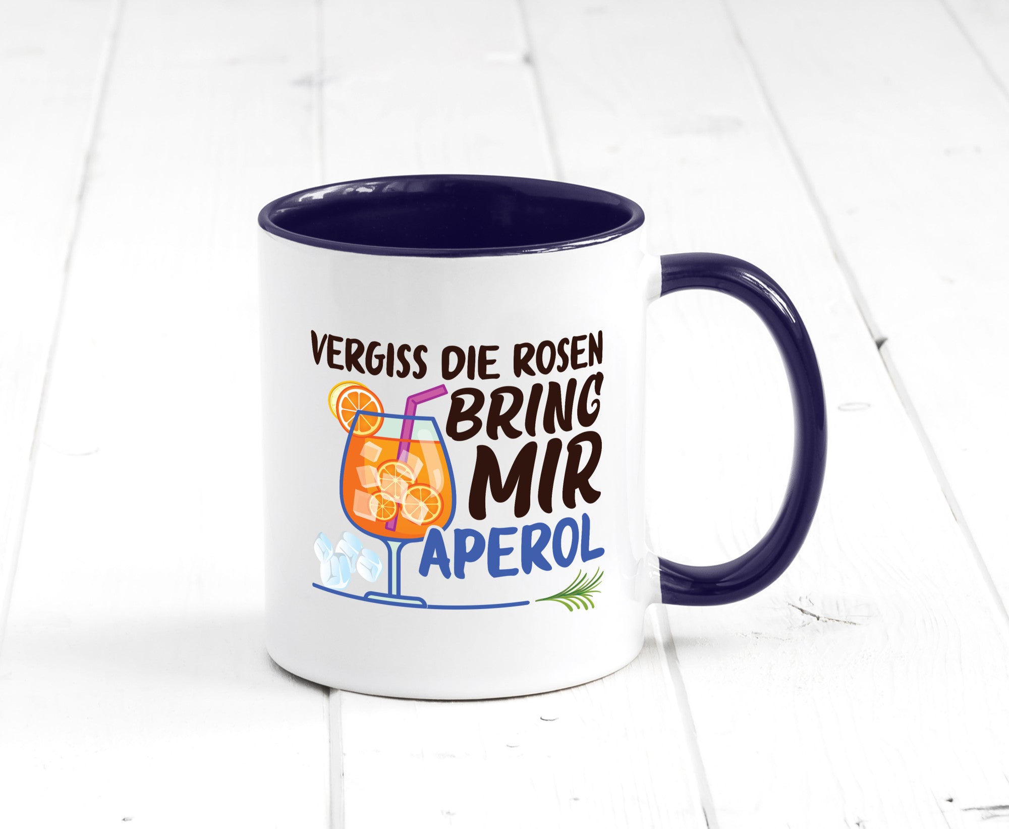 Bring mir Aperol | Rosen Paar Party Geschenkidee Humor Tasse