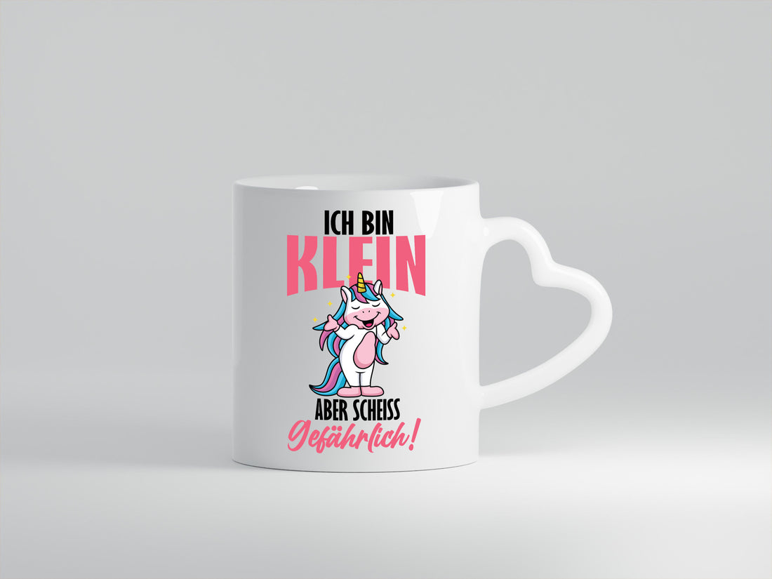 Ich bin klein und gefährlich lustig Humor Geschenkidee Geschenk Tasse