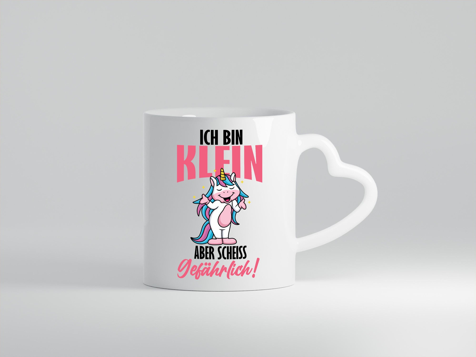 Ich bin klein und gefährlich lustig Humor Geschenkidee Geschenk Tasse