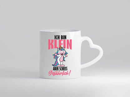Ich bin klein und gefährlich lustig Humor Geschenkidee Geschenk Tasse