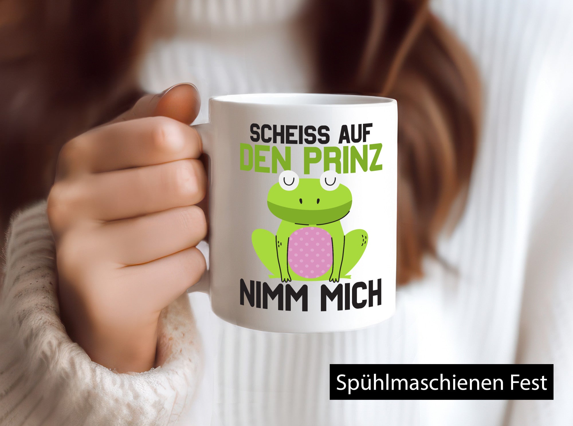 Scheiss auf den Prinz nimm mich | Frosch Prinzen v2 lustiger Spruch Geschenk