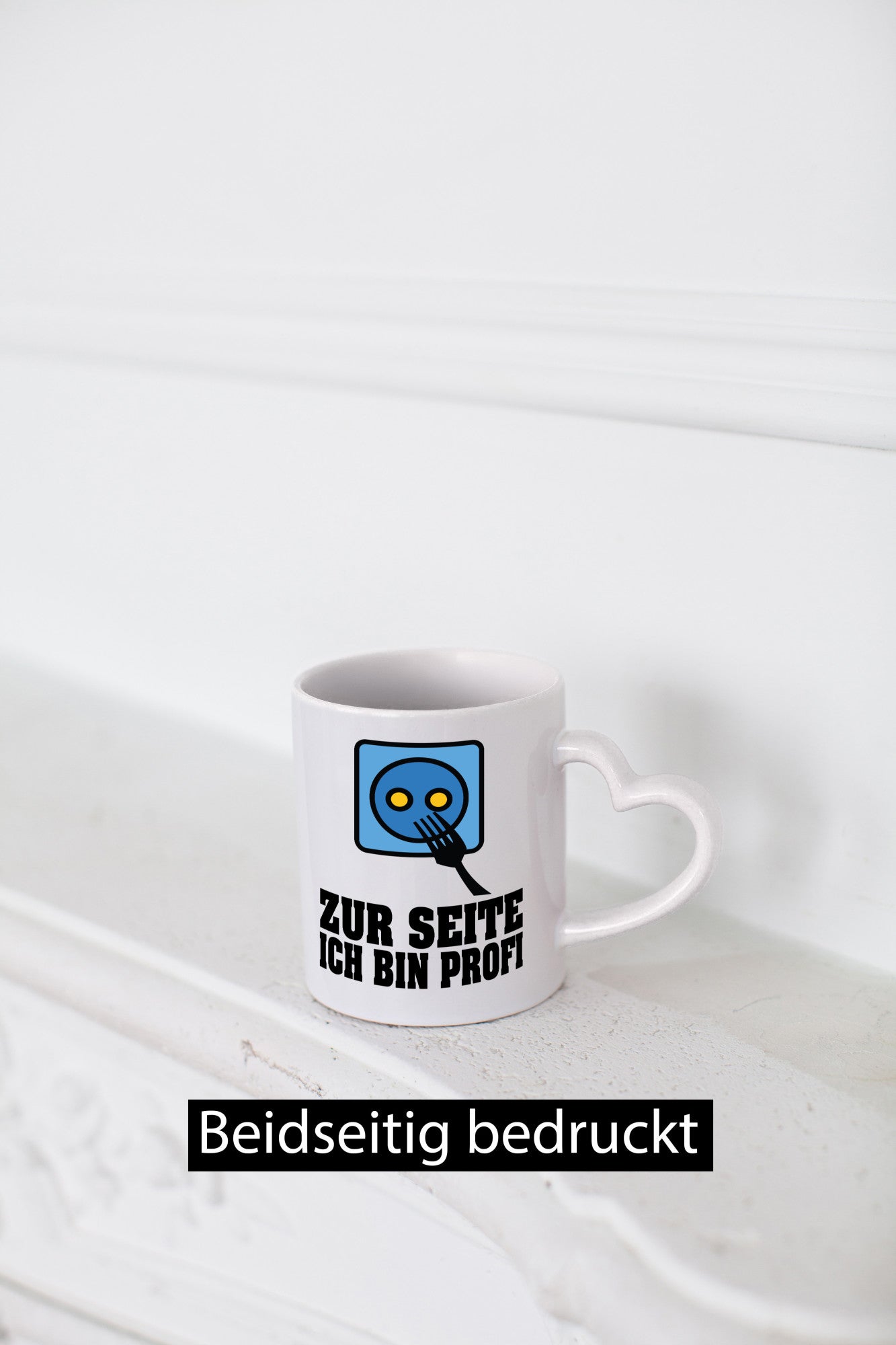 Zur Seite ich bin Profi lustiger Spruch Geschenk Humor Geschenkidee Tasse