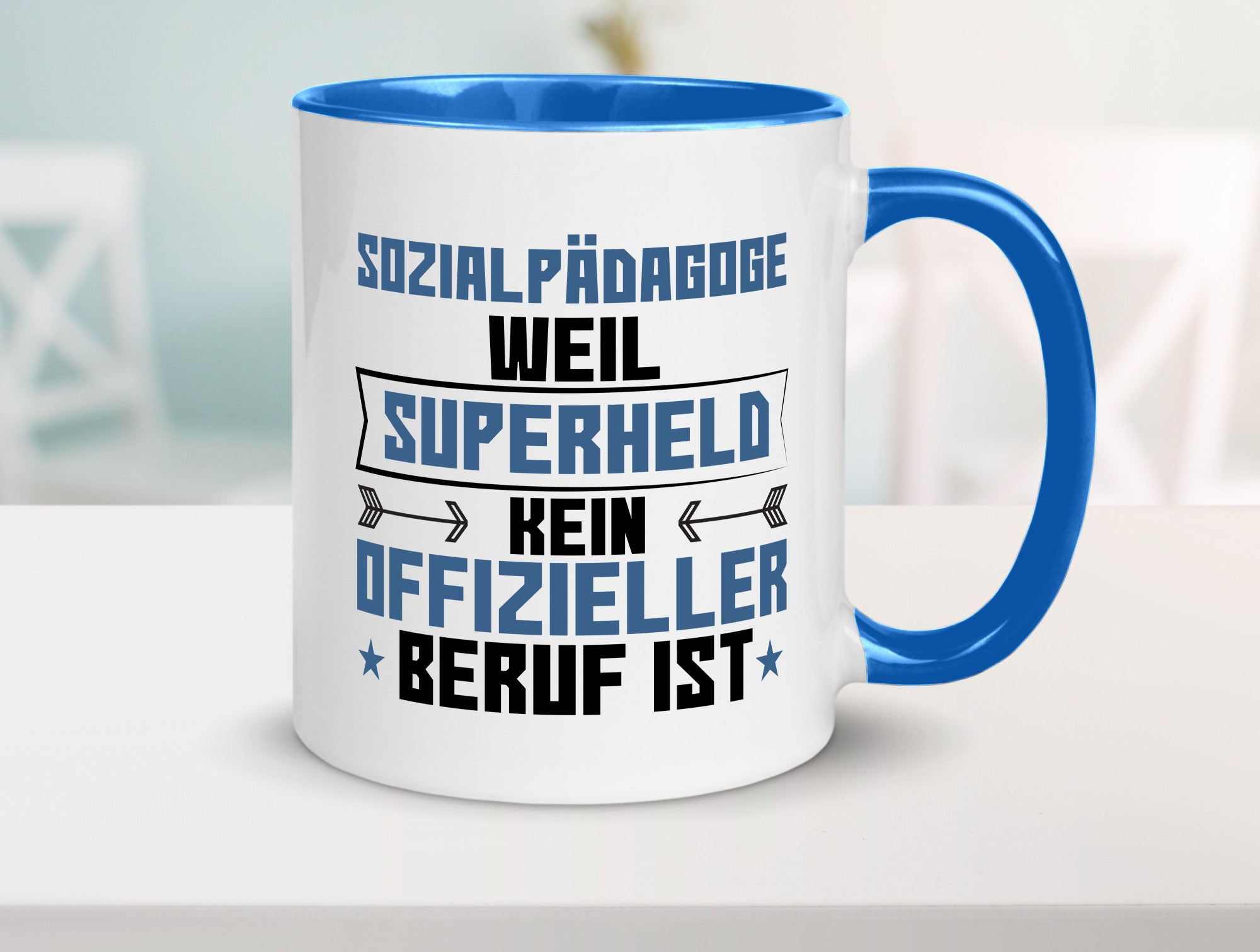Superheld Sozialpädagoge | Pädagoge lustig Humor Geschenkidee Geschenk Tasse