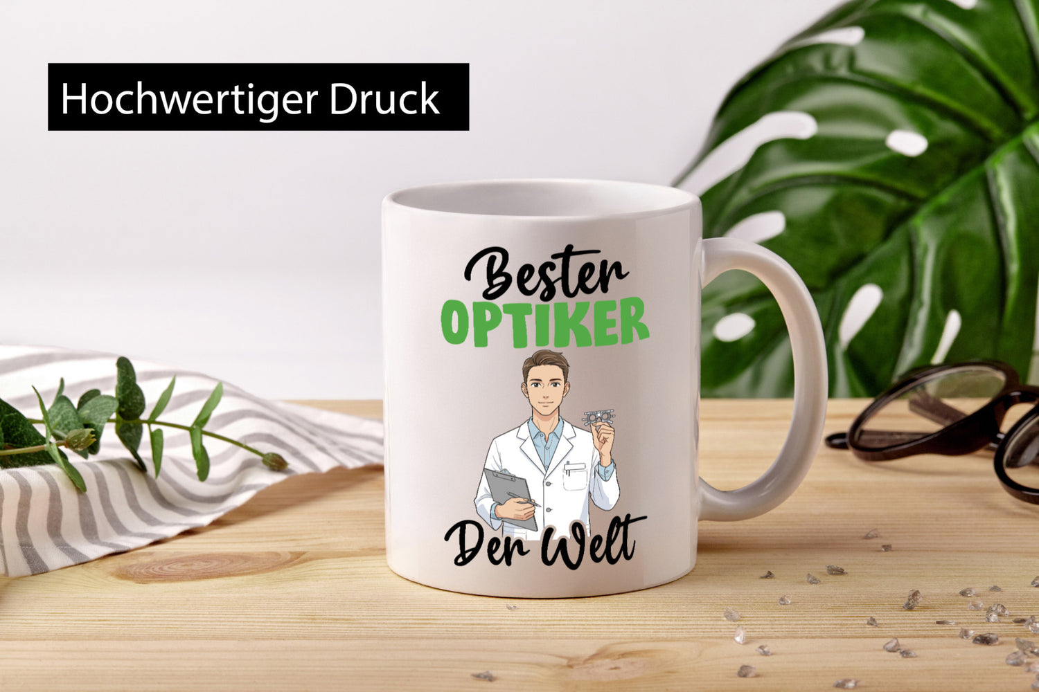 Bester Optiker | Augenoptiker v2 Geschenkidee Humor Tasse
