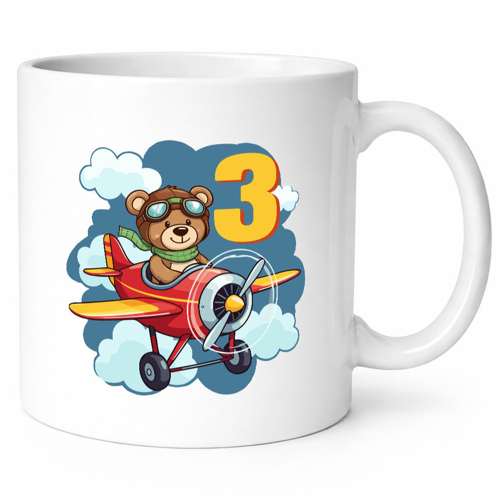 3. Geburtstag | 3 Jahre Kinder Pilot Flugzeug lustiger Spruch Geschenk