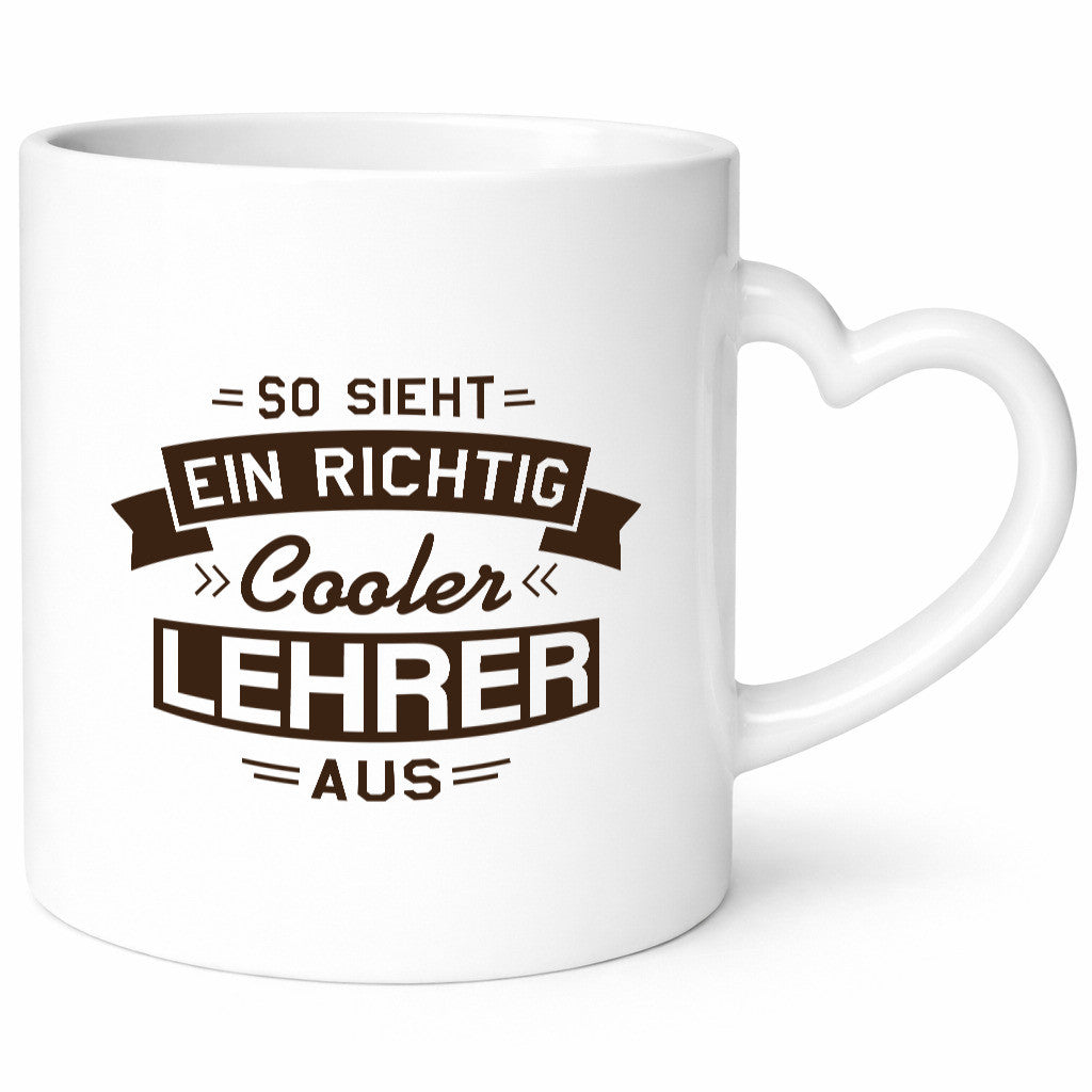 Cooler Lehrer | Pfeile Striche lustig Humor Geschenkidee Geschenk Tasse