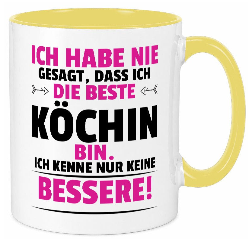 Die Beste Köchin | Chefköchin Chefkoch lustig Arbeit Kollegen Büro Geschenk Tasse