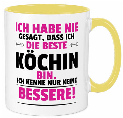 Die Beste Köchin | Chefköchin Chefkoch lustig Arbeit Kollegen Büro Geschenk Tasse