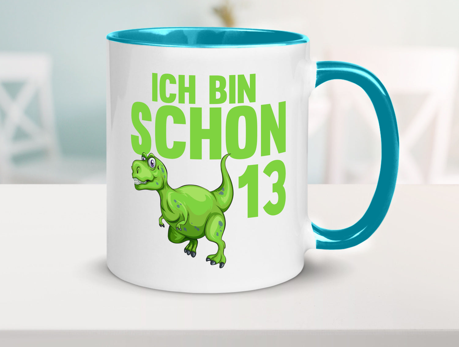 13. Geburtstag | 13 Jahre Dino Dinosaurier Humor Geschenkidee Tasse