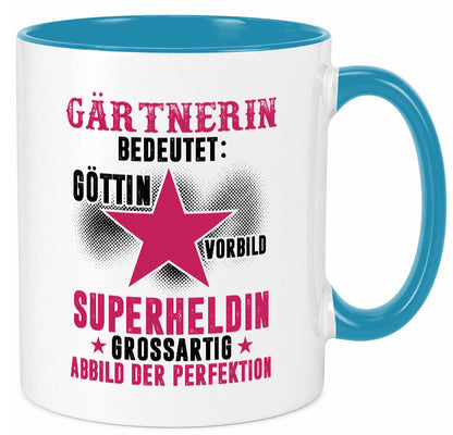 Bedeutung von Gärtnerin | Gartenbau lustiger Spruch Geschenk Humor Geschenkidee Tasse