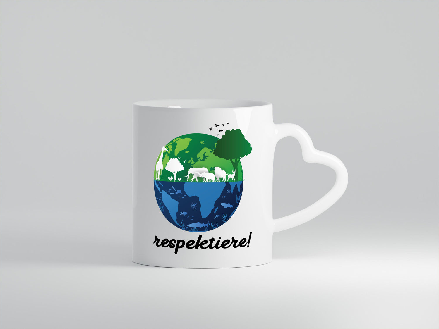 Respektiere | Tiere mit Respekt behandeln lustiger Spruch Geschenk