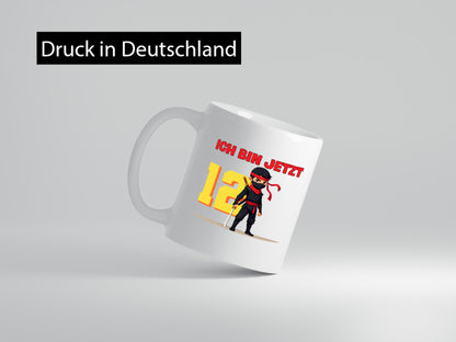12. Geburtstag | 12 Jahre Ninja Kinder lustiger Spruch Geschenk Geschenkidee