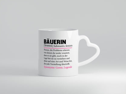 Bäuerin | Landwirtin Bauernhof Landwirtschaft Geschenkidee Humor Tasse