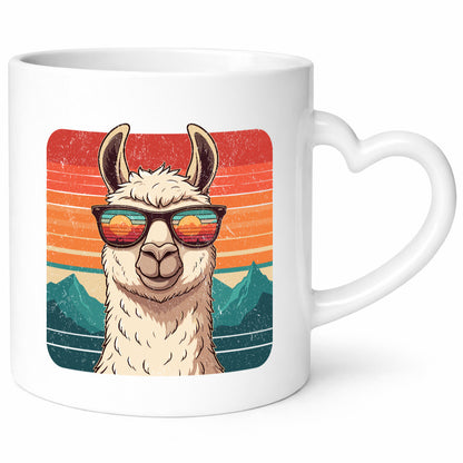 Alpaka Vintage | Lama Kamel Geschenk Humor Geschenkidee lustiger Spruch Tasse