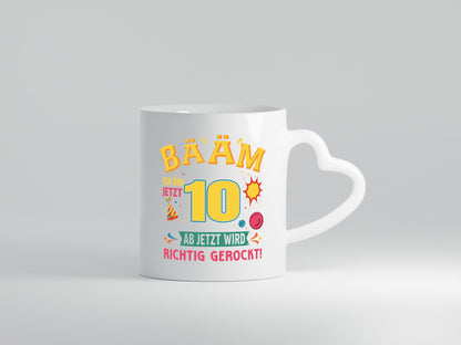 10. Geburtstag | 10 Jahre ab jetzt wird richtig gerockt lustiger Spruch