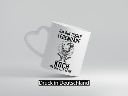Legendärer Koch | Haubenkoch Totenkopf Küchenchef lustiger Spruch Geschenk
