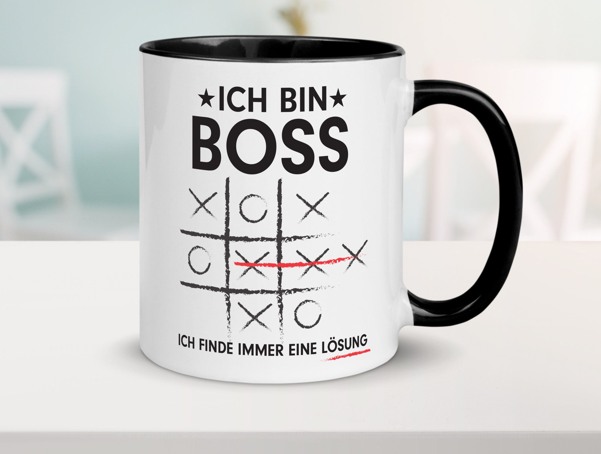 Lösung finden: Boss | Führungskraft Vorgesetzter v2 lustig Humor Geschenkidee