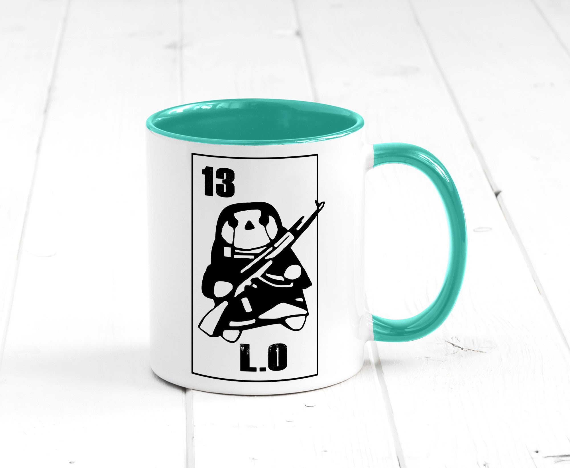 13 L.O lustiger Spruch Geschenk Humor Geschenkidee Tasse