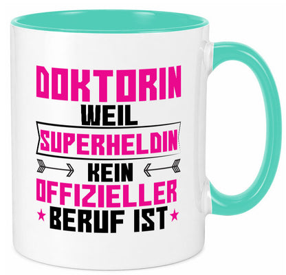 Superheldin Doktorin | Doktorand Doktortitel Geschenkidee Humor Tasse