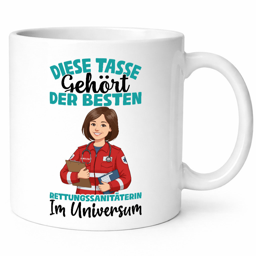 Im Universum: Rettungssanitäterin | Sanitäter lustiger Spruch Geschenk Humor