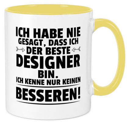 Der Beste Designer Beruf | Mode lustig Arbeit Kollegen Büro Geschenk Tasse