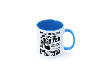 Hübsche Tochter Geschenk Familie Geschenkidee lustiger Spruch Tasse