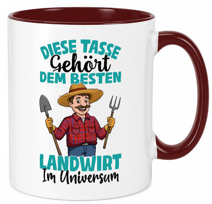 Im Universum: Landwirt | Bauer Landwirtschaft lustiger Spruch Geschenk Humor